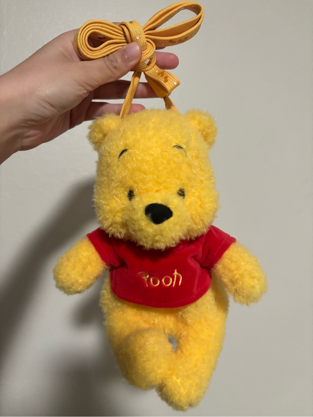 Japan Tokyo Disney Resort Winnie the Pooh Shoulder Bag Plush Toy